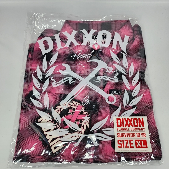 DIXXON SURVIVOR Flannel Shirt - Women's XL - Pink - Picture 5 of 12